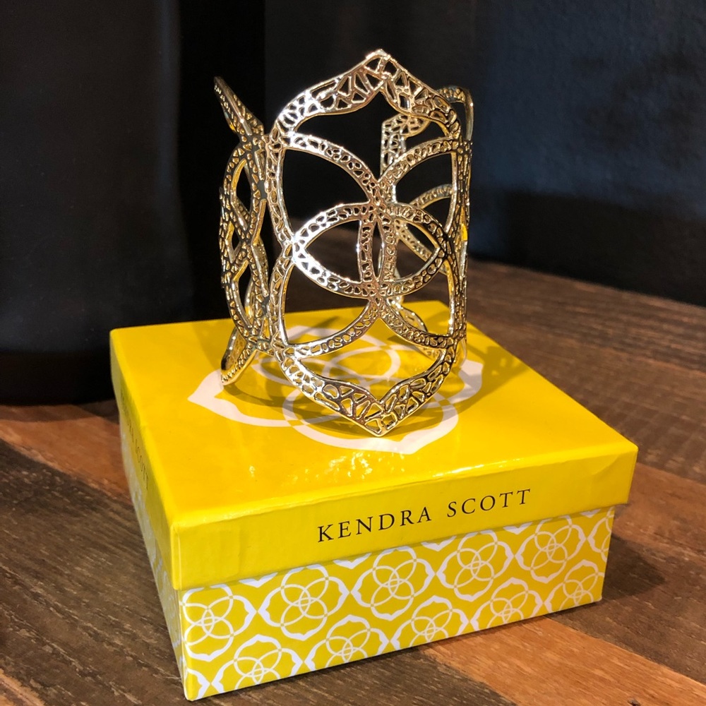 Gold Kendra Scott Roni Cuff Bracelet